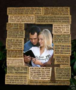 Frame with Multiple Bible Verses; photo frame  
