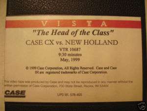 Case IH CX vs New Holland Tractor Video Sales vhs nh  