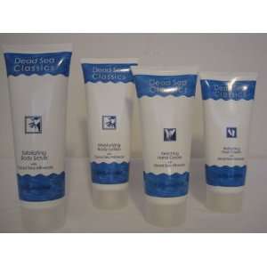 Dead Sea Classics with Dead Sea Minerals 4 Piece Set   By Crystal Line 