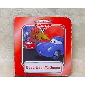  Disney/Pixar Cars Book,Good Bye McQueen,LossGain,6 Hard 