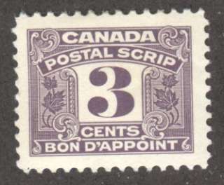CANADA Postal Note & Scrip Stamp Van Dam FPS43  