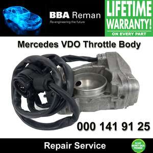 Mercedes VDO Throttle Body Actuator 000 141 91 25 Repair 0001419125 