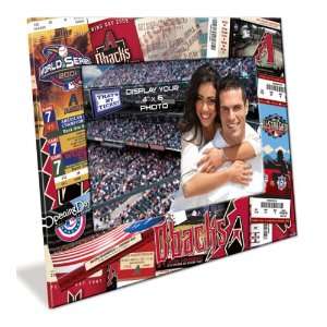  Arizona Diamondbacks 4x6 Picture Frame   Ticket Collage 