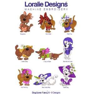  DogGone Fancy 2 by Loralie Designs Embroidery Designs on a 