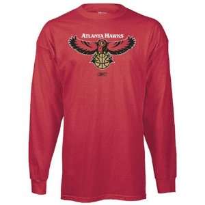  Atlanta Hawks Primary Logo Long Sleeve T Shirt: Sports 