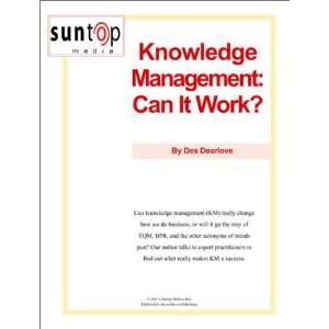   Knowledge Management Can It Work? Is It A Fad? Des Dearlove Books