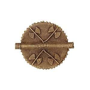  African Brass Flat Coin 68 70x48 50mm Beads Arts, Crafts 