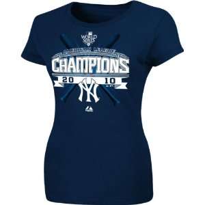 New York Yankees Womens 2010 American League Champions Were In! T 