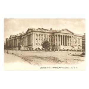  US Treasury, Washington D.C. Premium Poster Print, 12x8 