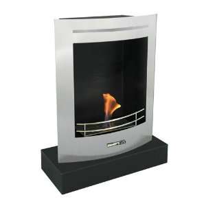  VioFlame Small Curved Ethanol Fireplace