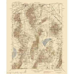  USGS TOPO MAP SONOMA RANGE QUAD NEVADA (NV) 1939: Home 