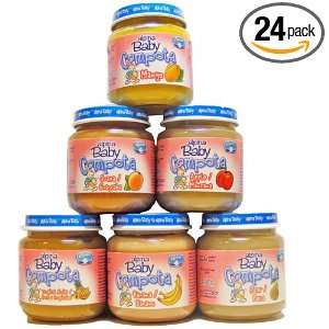 Pack of 24 Alpina Baby Fruit Puree (6 Flavors):  Grocery 