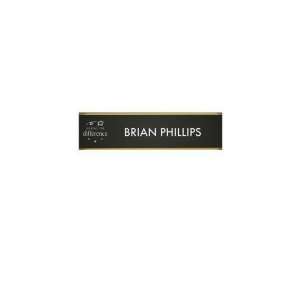    Classic Wall Mounted Nameplates   Gold Frame