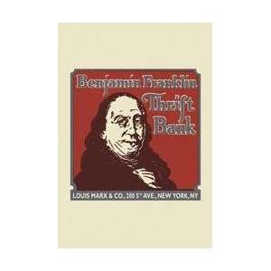 Benjamin Franklin Thrift Bank 28x42 Giclee on Canvas 