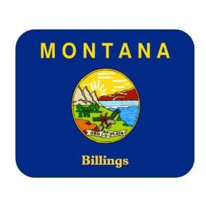  US State Flag   Billings, Montana (MT) Mouse Pad 