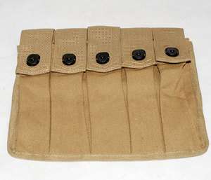 WWII US AMRY THOMPSON MAGAZINE POUCH 5 CELL 30 ROUNDS  31836  