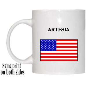  US Flag   Artesia, California (CA) Mug 