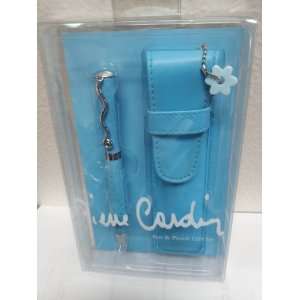  Pierre Cardin Turquoise Blue Pen and Turquoise Blue Pouch 