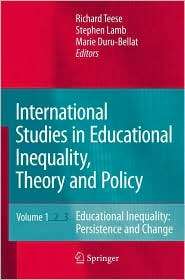 International Studies in Educational Inequality, Theory and Policy 