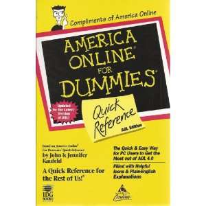  America Online for Dummies Quick Reference AOL Edition 