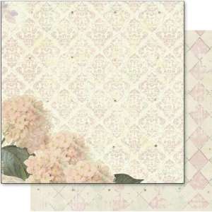  August Moon Double Sided Cardstock 12X12 Hydrangea