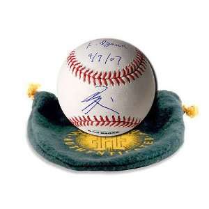 Kei Igawa Autographed Baseball Signed in English & Kanji w/ MLB Debut 