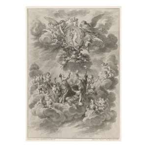 Marie Antoinette Ascends to Heaven, Acclaimed by Representatives of 