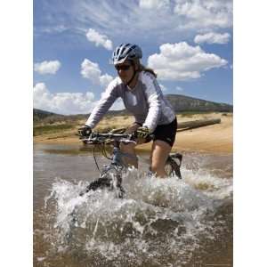  Woman Mountain Bikes Through Wild and Scenic South Fork 