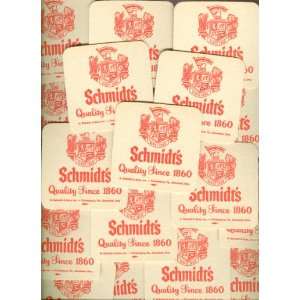  Schmidts Beer Coasters (Set of 50)