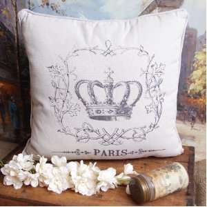   : Shabby Cottage Chic French Paris Pillow Home Decor: Home & Kitchen