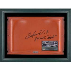 Dan Marino Autographed Orange Bowl Seat Teal Framed Shadowbox with 