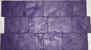 London Cobble Stone Floppy Mat   Concrete Stamps  