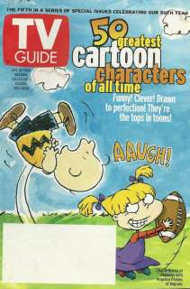 Charlie Brown Peanuts Angelica Pickles Rugrats TV Guide  