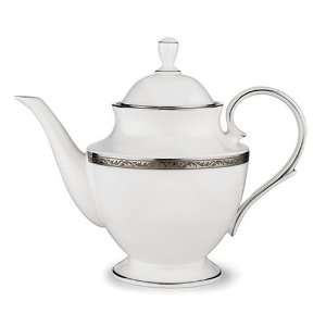  Lenox Landmark Platinum Bone China Teapot: Kitchen 