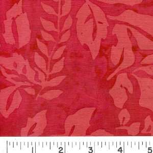  44 Wide Tonga Batik   Rose fern Fabric By The Yard: Arts 