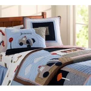    Pottery Barn Kids Jeremys Construction Quilted Bedding Baby