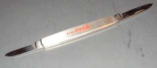 1960S BARLOW COKE ENJOY COCA COLA POCKET KNIFE IS STAINLESS,JAPAN 