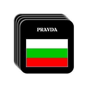  Bulgaria   PRAVDA Set of 4 Mini Mousepad Coasters 
