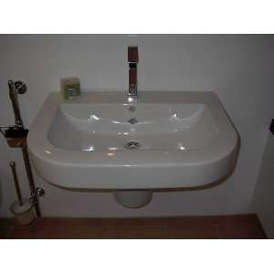  Washbasin 25 5/8 Happy D. white, (Alpin) without tap 
