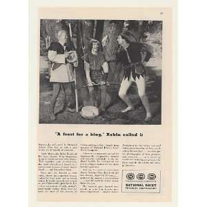   Hood Sherwood Forest National Dairy Cheese Print Ad (46989) Home