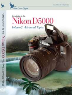 Blue Crane Nikon D5000 DVD Full Set   Vol 1 & 2  