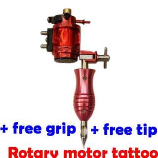Hybrid Rotary Tattoo Kit Machine Gun grips tube tips O2  
