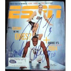 Omeka Okafor & Diana Taurasi Autographed ESPN The Magazine (UCONN 