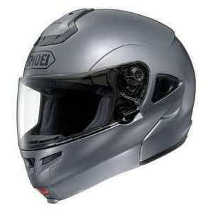   FLIP UP PEARL GRAY METALLIC MOTORCYCLE Full Face Helmet Automotive