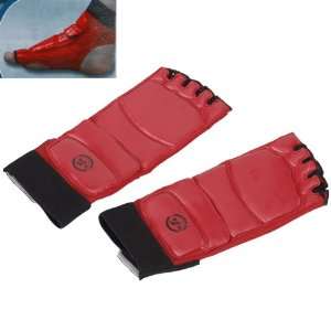  Taekwondo Instep Guard Foot Protector   Red Sports 