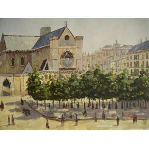   inch Claude Monet Oil Painting St Germain L Auxerrois