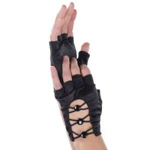   Cross Wrist Fingerless Gloves Gothic Lolita Anime Cosplay Vamp Club
