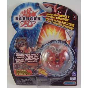  Bakugan Battle Brawlers Booster Pack Red Robotallion: Toys 