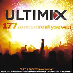 Ultimix 177 CD Ultimix Records ADELE,Foster The People,Jeiz,will.i.am 