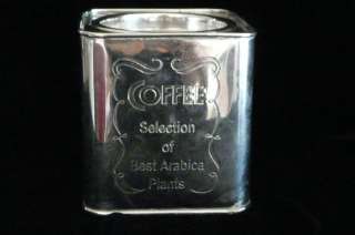 VINTAGE COFFEE TIN SELECTION OF BEST ARABICA PLANTS  